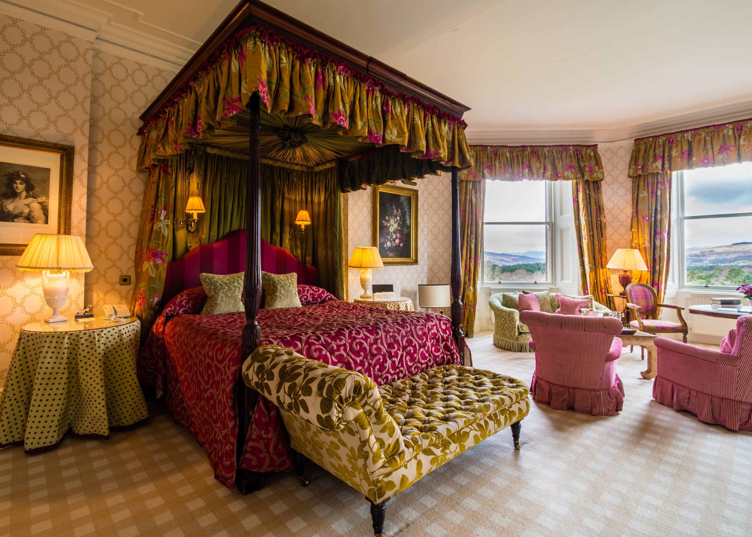 Inverlochy Castle Hotel — interior and exterior view 9