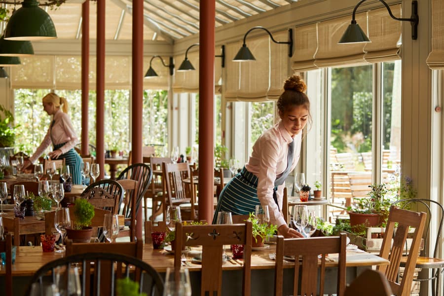 The Pig in the South Downs — interior and exterior view 14