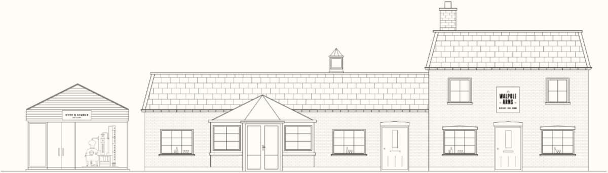 Walpole Arms — interior and exterior view 16