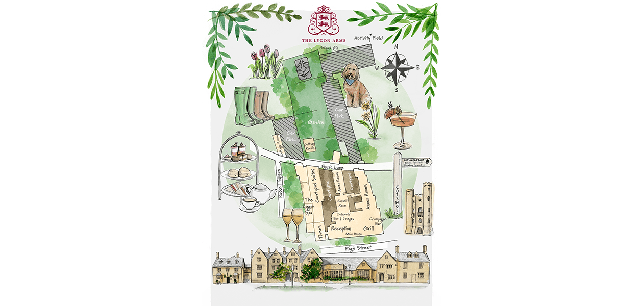 The Lygon Arms Hotel — interior and exterior view 25