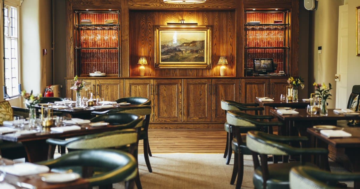 The Peacock at Rowsley — interior and exterior view 7